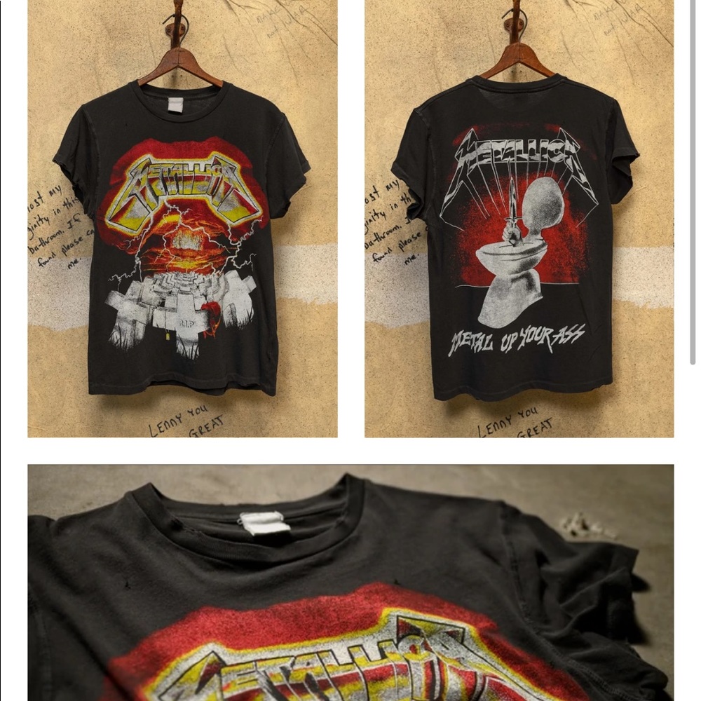 ISO not for sale- looking for any Madeworn Metallica-